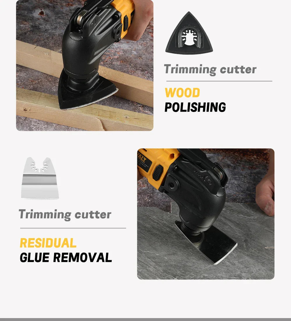 Utensile oscillante DeWalt Brushless a sgancio rapido — strumento multifunzionale, macchina da taglio elettrica ricaricabile