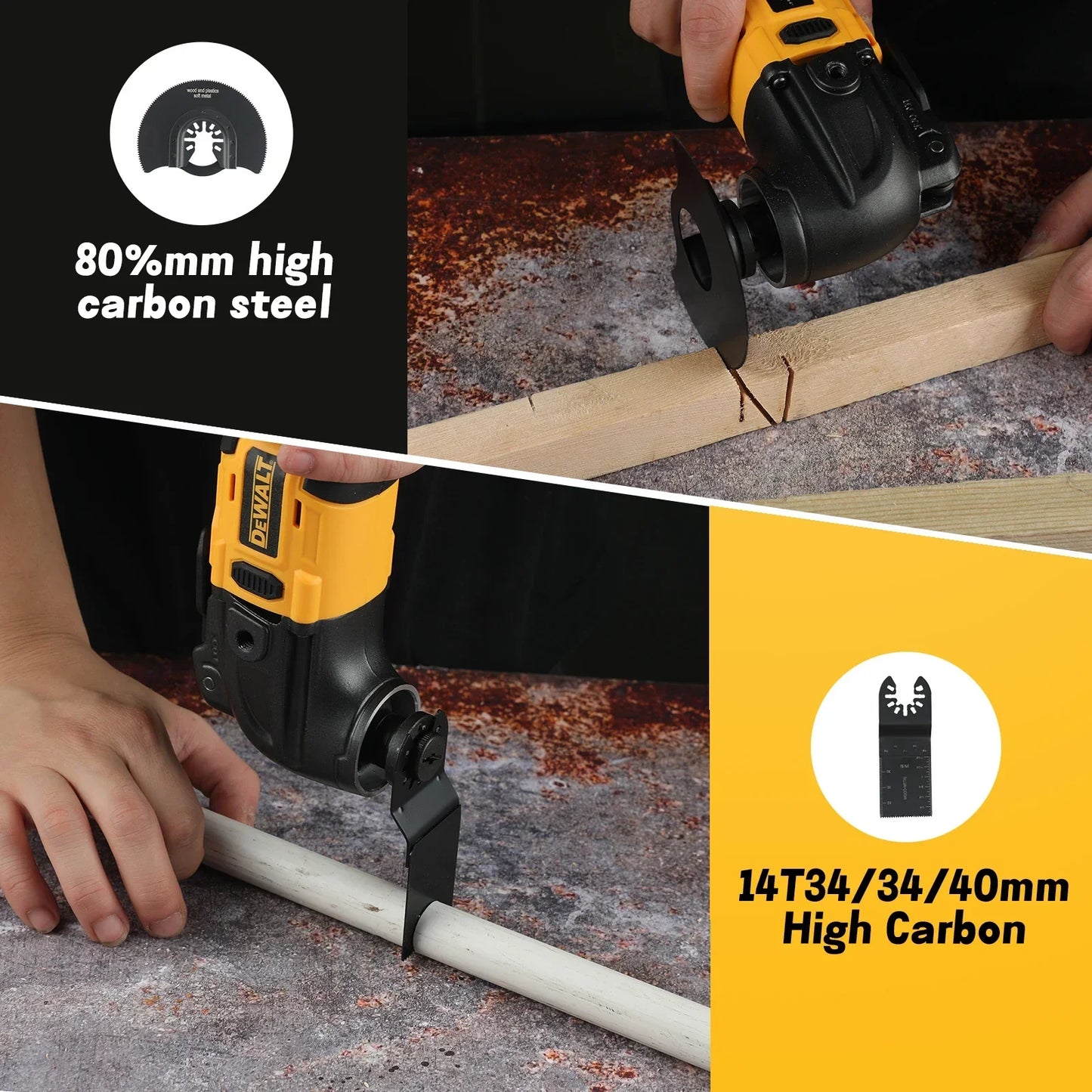 Utensile oscillante DeWalt Brushless a sgancio rapido — strumento multifunzionale, macchina da taglio elettrica ricaricabile