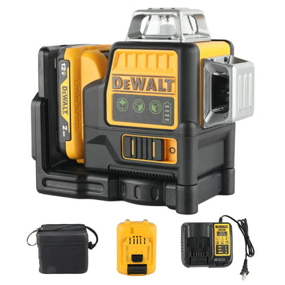 Livella laser DeWalt DW089LG a 360° — strumento di misurazione laser per edilizia, laser professionale con grado di precisione elevato, senza fili/ricaricabile