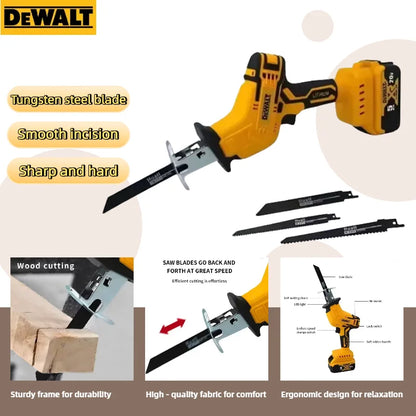 Dewalt 2800 RPM 3999 W Sega Elettrica Brushless 20 V — Sega reciproca cordless per taglio di metallo, legno e tubi, utensile elettrico potente