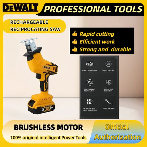 Sega reciproca elettrica brushless Dewalt 20V — utensile cordless da 2800 RPM per tagliare metallo, legno e tubi