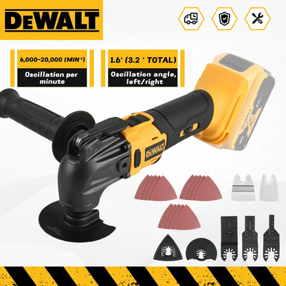 Utensile oscillante DeWalt Brushless a sgancio rapido — strumento multifunzionale, macchina da taglio elettrica ricaricabile