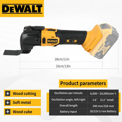 Utensile oscillante DeWalt Brushless a sgancio rapido — strumento multifunzionale, macchina da taglio elettrica ricaricabile