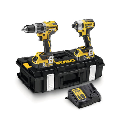Trapano combinato e avvitatore a percussione DeWalt Brushless.